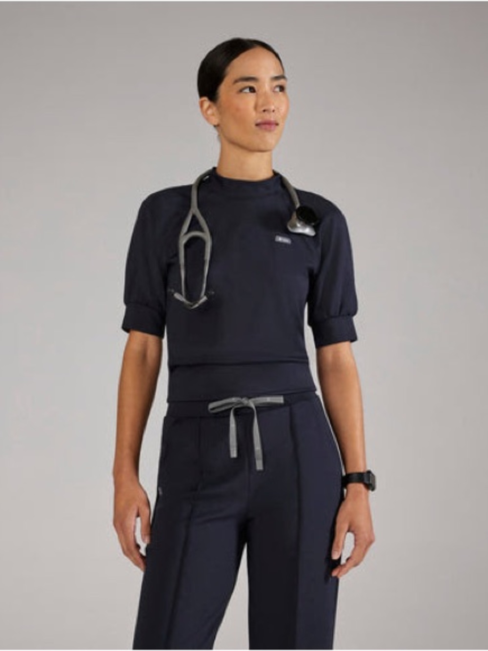 Figs Women's Navy FORMx Scrub Set